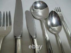 Alvin Spring Bud Sterling Silver 8 Piece Place Setting 4 Forks 2 Sooons 2 Knives
