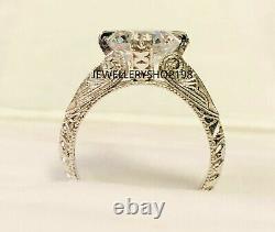Antique 2.00Ct White Round Art Deco Engagement Ring In Solid 925 Sterling Silver
