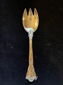 Antique GORHAM CHANTILLY Sterling Silver ICE CREAM FORK mono E