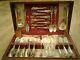 Antique Grand Baroque Wallace Sterling Silver 925 78 Piece Flatware Set For 12