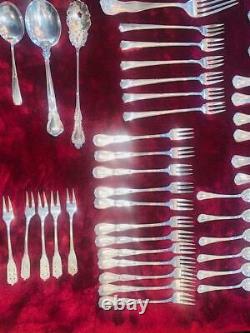 Antique Mix Lot 96pc Mostly Alvin &Towle Sterling Silver Flatware 122 OZ 3470 gm