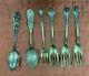 Antique Sterling Silver 4 Forks And 2 Spoons 5.2 Oz