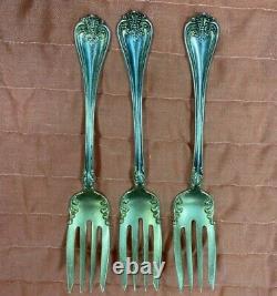 Antique Sterling Silver 4 forks and 2 spoons 5.2 OZ