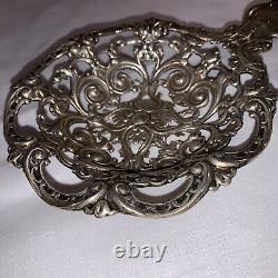 Antique Sterling Silver Large Spoon Bonbonniere