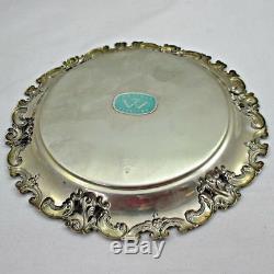 Antique Wallace Sterling Silver Grande Baroque 4306 Small Plate