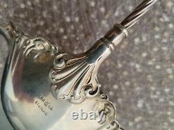 Antique Wallace Sterling Silver Punch Ladle 1912 Carmel Gold Wash