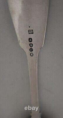 Antique William Eley & William Fearn London Large Sterling Silver Serving Spoon