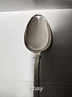 Antique William Eley & William Fearn London Large Sterling Silver Serving Spoon