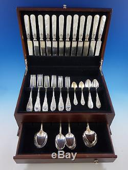 Arabesque by Whiting Sterling Silver Flatware Set 12 Service 77 Pieces Figural