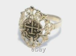 Atocha Coin Ring Women 925 Sterling Silver Sunken Treasure Shipwreck Jewelry