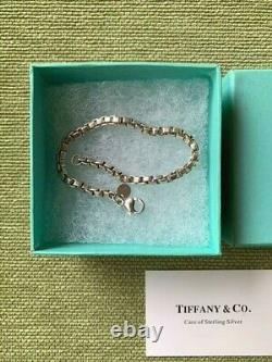 Auth Tiffany & Co. Venetian Link Bracelet Sterling Silver 925 withBOX DHL