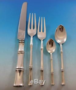 Bamboo by Tiffany and Co. Sterling Silver Flatware Set for 8 Service 42 Pieces