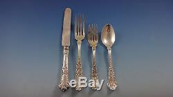 Baronial Old by Gorham Sterling Silver Flatware Set Service 144 Pieces Lion Head