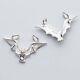 Bat Model Silver Charms For Men Women 925 Sterling Silver Necklace Free Chain