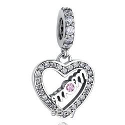 Beautiful Authentic Pandora MOM Charm 100% S925 Sterling Silver Mother's Day
