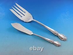 Brocade by International Sterling Silver Flatware Set For 8 Service 69 Pieces