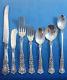 Buttercup By Gorham Sterling Silver Dinner Flatware Set For 18 Service 133 Pcs