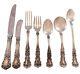 Buttercup By Gorham Sterling Silver Flatware Set For 8 Service 59 Pcs