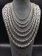 Byzantine Round Chain 925 Sterling Silver, Solid Silver Kings Chain