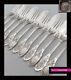 Compere Antique 1890s French Sterling Silver Fish Flatware Set 12 Pieces