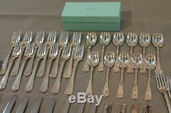 COMPLETE 124 Piece Tiffany Flemish Sterling Flatware Silverware Set For 12