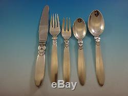 Cactus by Georg Jensen Sterling Silver Flatware Set For 8 Service 43 Pieces