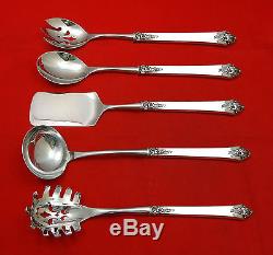 Castle Rose by Royal Crest Sterling Silver Hostess Set 5pc HHWS Custom Made