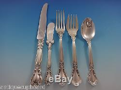 Chantilly by Gorham Sterling Silver Flatware Set For 12 Service 63 Pieces