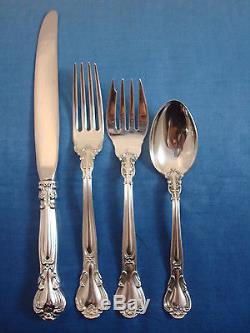 Chantilly by Gorham Sterling Silver Flatware Set Service 24 Pieces