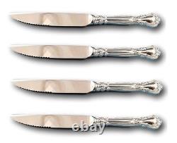 Chantilly by Gorham Sterling Silver Steak Knife Set 4pc Serrated Custom 8 7/8