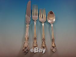 Chateau Rose by Alvin Sterling Silver Flatware Set For 8 Service 38 Pieces