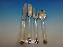 Chippendale by Towle Sterling Silver Flatware Service For 12 Set 48 Pieces