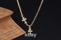 Chrome Hearts Cross 925 Sterling Silver Collarbone chain