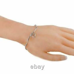 Clogau Silver Bracelet Beaded 7'' 925 Sterling Affinity Heart Tudor Court Stretc