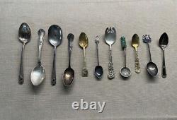 Collection of 11 Different Silver Spoons