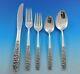 Contessina By Towle Sterling Silver Floral Flatware Set For 8 Service 45 Pieces