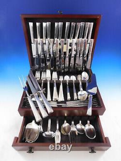 Continental by International Sterling Silver Flatware Service for 12 Set 137 pc