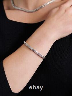 DEVATA Bali Sterling Silver Foxtail 5mm Chain Bracelet FTK5250 M/7.5