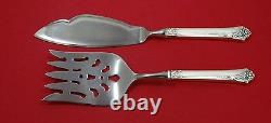 Damask Rose by Oneida Sterling Silver Fish Serving Set 2 Piece Custom Made HHWS