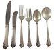 Damask Rose By Oneida Sterling Silver Flatware Set For 8 Service 49 Pieces