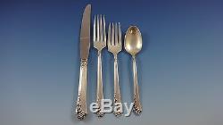 Damask Rose by Oneida Sterling Silver Flatware Set For 8 Service 49 Pieces