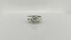 David Yurman Sterling Silver X Collection Ring With Diamonds Size 6.75 Withbox