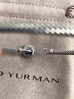 David Yurman chatelaine Bracelet With Morganite 925 Sterling Silver 3mm