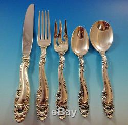 Decor by Gorham Sterling Silver Flatware Set For 12 Service 60 Pieces Shell