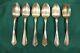 Duchess By Whiting Sterling Silver 5 7/8 Teaspoons Monogrammed 6 Spoon Set