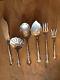 English Gadroon- Gorham Lot Of 6 Serving Forks, Spoons, Knife