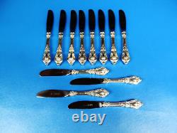 Eloquence By Lunt Sterling Silver Butter Spreader Hollow Handle 6 1/4 Set of 12