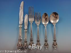 Eloquence by Lunt Sterling Silver Flatware Service For 12 Set 82 Pieces Huge
