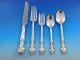 English Gadroon By Gorham Sterling Silver Flatware Set 8 Service 40 Pcs Dinner