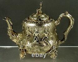 English Sterling Teapot 1865 TENIERS